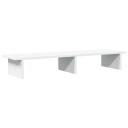  Skjermstativ hvit 100x27x15 cm konstruert tre