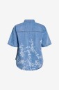 Zizzi   Denimskjorte jMisha 1/2   Blå