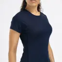 Aclima Women"s Lightwool 140 Trail Tee Navy Blazer S