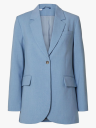 Selected Femme Rita Freia Long Sleeve Long Blazer Blå 38