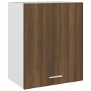vidaXL Vegghengt skap brun eik 50x31x60 cm konstruert tre