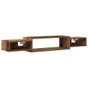 vidaXL Vegghengt TV-skap Veggmontert Gammelt tre 140 x 28 x 21 cm