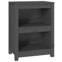 vidaXL Bokhylle gr? 50x35x68 cm heltre furu