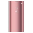 Samsung Galaxy S9 Luxury Mirror View Flip-deksel Roségull