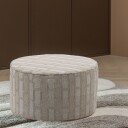 Puff Sarli 60 cm rundt   Natur/Beige