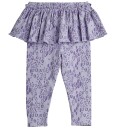 Mini Rodini Mini Leopard Aop Skirt Baby Leggings - Purple - 68/74