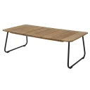 Brafab Lyon spisebord 90 x 175 cm svart/teak Brafab