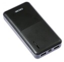 Grixx Powerbank 15000Mah Strømforsyning Micro Usb Og Usb-C Svart
