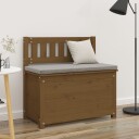 vidaXL Benk honningbrun 80x41x77 cm heltre furu