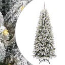  Kunstig juletre Hvit 93 x 93 x 240 cm PVC plast stål og PE