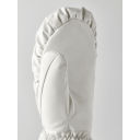Hestra Primaloft Leather Mitt Dame Ivory 8