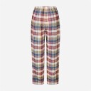 Plaid Flannel Pyjama Pant Red Multi Plaid