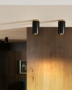 Dcw Éditions DCWéditions Tobo C65 Duo Taklampe Sort