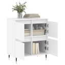 vidaXL Skjenk hvit 60x35x70 cm konstruert tre
