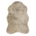 Skinnwille Fluffy Teppe Beige