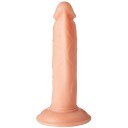 Willie City Realistisk Dildo med Sugekopp 19 cm    - Beige