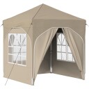  Pop up Festtelt 192 x 192 x 245 cm Krem