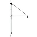 vidaXL Manuell uttrekkbar markise 100 cm antrasitt