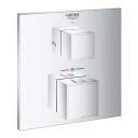 GROHE GROHTHERM CUBE DUSJBATTERI M/2 UTTAK KROM
