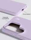 Ideal Of Sweden Silicone MagSafe Case Samsung Galaxy S26+ Lavender Milk
