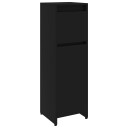  Baderomsskap svart 30x30x95 cm sponplate