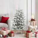  Kunstig sammensatt juletre Hvit 120 cm PE og PVC