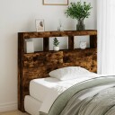  Hodegavl skap med LED røkt eik 120x17x102 cm 8721012465084