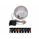 Europalms Led Snøball 15cm, Lilla