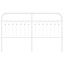  Sengegavl i metall hvit 150 cm 8721102645723