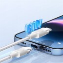 ORICO CDX USB C USB C 60W kabel 1m hvit CDX 60CC WH BP
