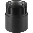 Geberit 50 mm x 1,1/4" Adapter Utvendig Gjenget PEH Sort for Hydraulikk