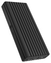 Icy Box M.2 NVMe SSD Kabinett USB 3.2 Gen 2x2 20 Gbit/s i Svart