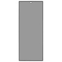 Samsung Galaxy Z Fold6 Privacy Full Cover Skjermbeskyttere Panzerglass - Svart Kant