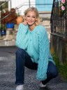 Viking Garn 2426 10 Turquoise Tears Jakke