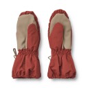 Wheat Mittens Tech Red