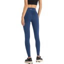 New Balance Sleek Pocket High Waist Treningstights Dame Navy L