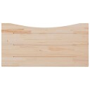  Bordplate hvit 110x60x2,5 cm heltre furu 8720845799809