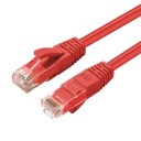 MICROCONNECT U/UTP CAT5e 0.5M Red PVC MICRO