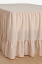 Ellos Home   Sengekappe Juliette Giant i vasket bomull 60 cm   Rosa