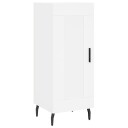 vidaXL Skjenk hvit 34,5x34x90 cm konstruert tre