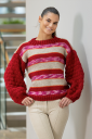 Viking Garn 2234 8 Scarlet genser