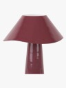 Leitmotiv Table Lamp Ameno - Burgundy - H33CM