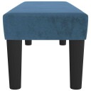  benk Mørkblå 100 x 30 x 30 cm Fløyel