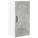  Kjøkkenskap Betonggrå 40 x 31 x 80 cm Konstruert tre