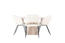 Venture Home Olivia Spisegruppe 110 cm Rund med 4 Day Stoler Whitewash