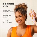 Amika Fluxus Touchable Hairspray 280ml - Fleksibelt Hold, Anti-Frizz Beskyttelse