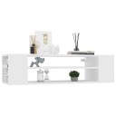 vidaXL Hengende TV-benk hvit 100x30x26,5 cm sponplate