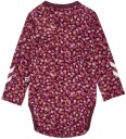 Hummel Body I/e HmlKonfetti Windsor Wine 1 år 80 Langermet Body Rosa