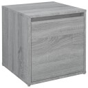 vidaXL Oppbevaringsskap grå sonoma 40,5x40x40 cm konstruert tre