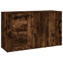 vidaXL Skjenk røkt eik 100x33x59,5 cm konstruert tre
